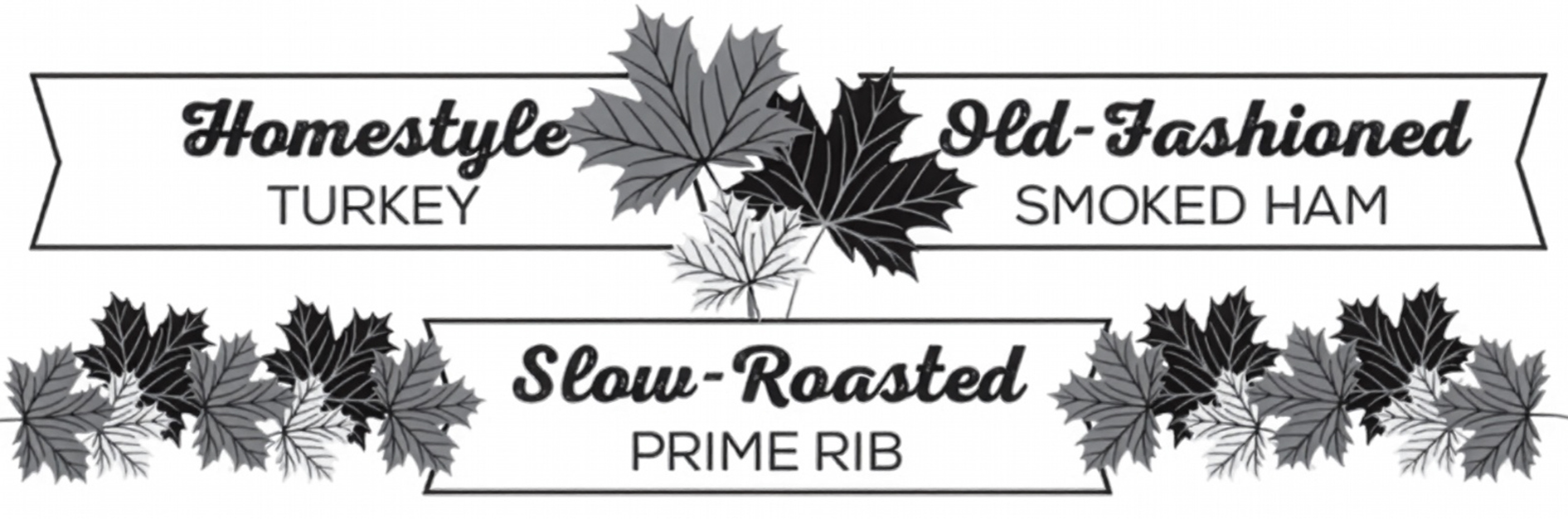 ham, turkey and rib dishes flyer
