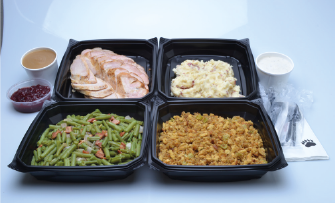 Family meal turkey