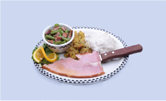 Little less holiday ham