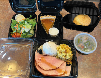Three course full holiday Ham