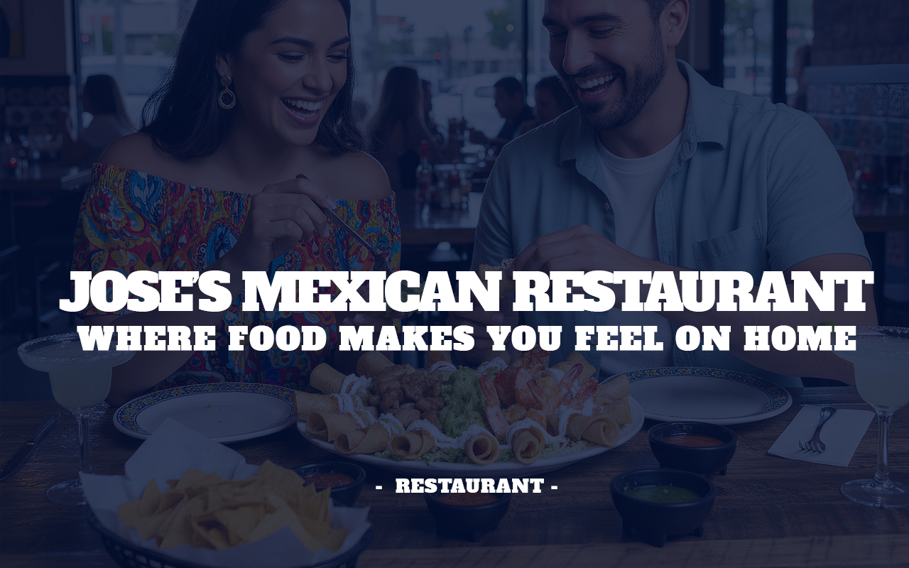 Couple having a tasty taco botana at Jose's Mexican Restaurant
